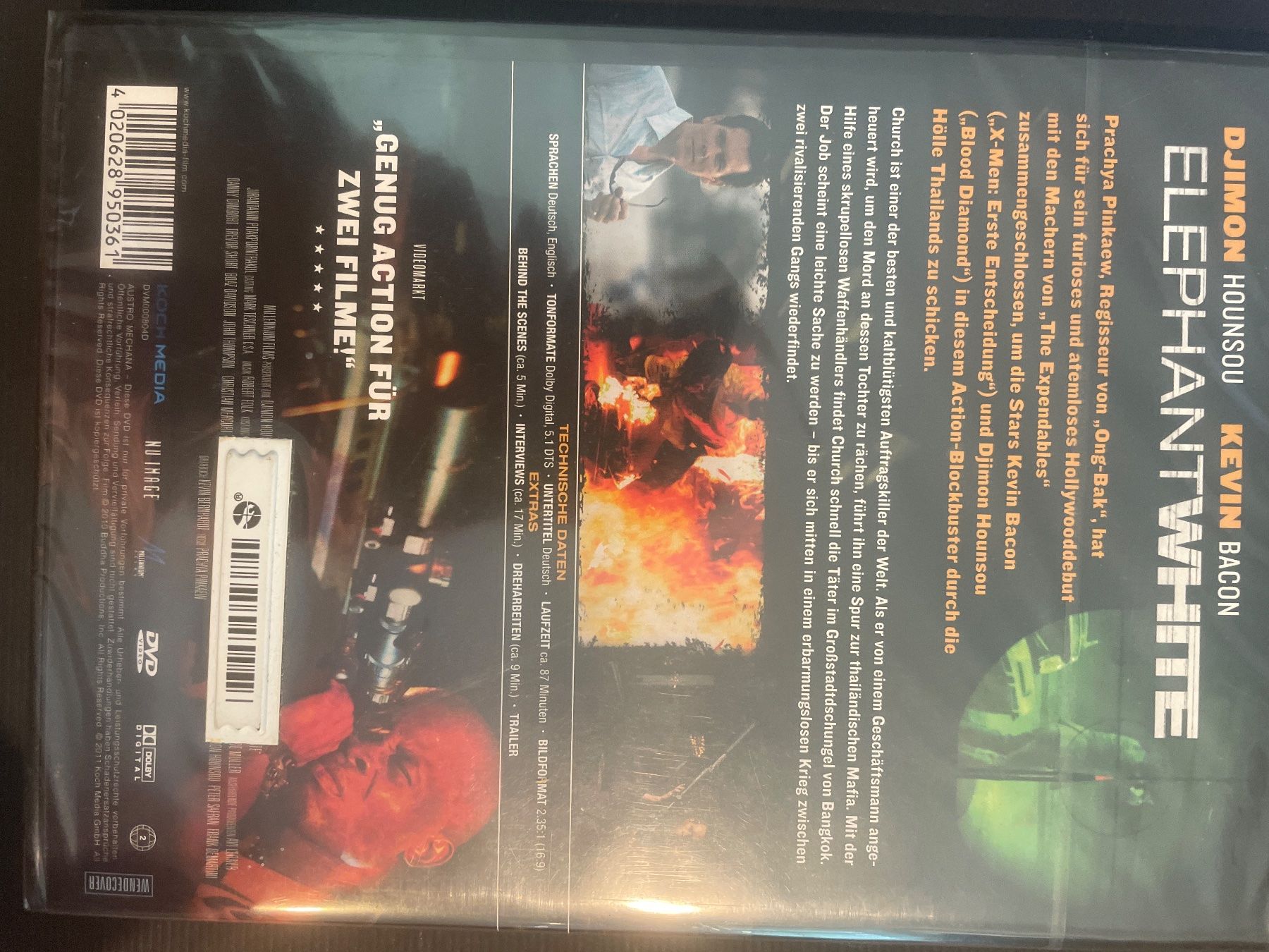 Tutti i DVDs: Elephant withe, Originalverpackt, Killer in Bangkok – Nuovo e nell'imballaggio originale da Winterthur venduto da machmaschine 1