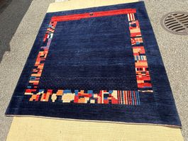 Gabbeh 218x203cm Teppich handgeknüpft sauber Zustand perfekt