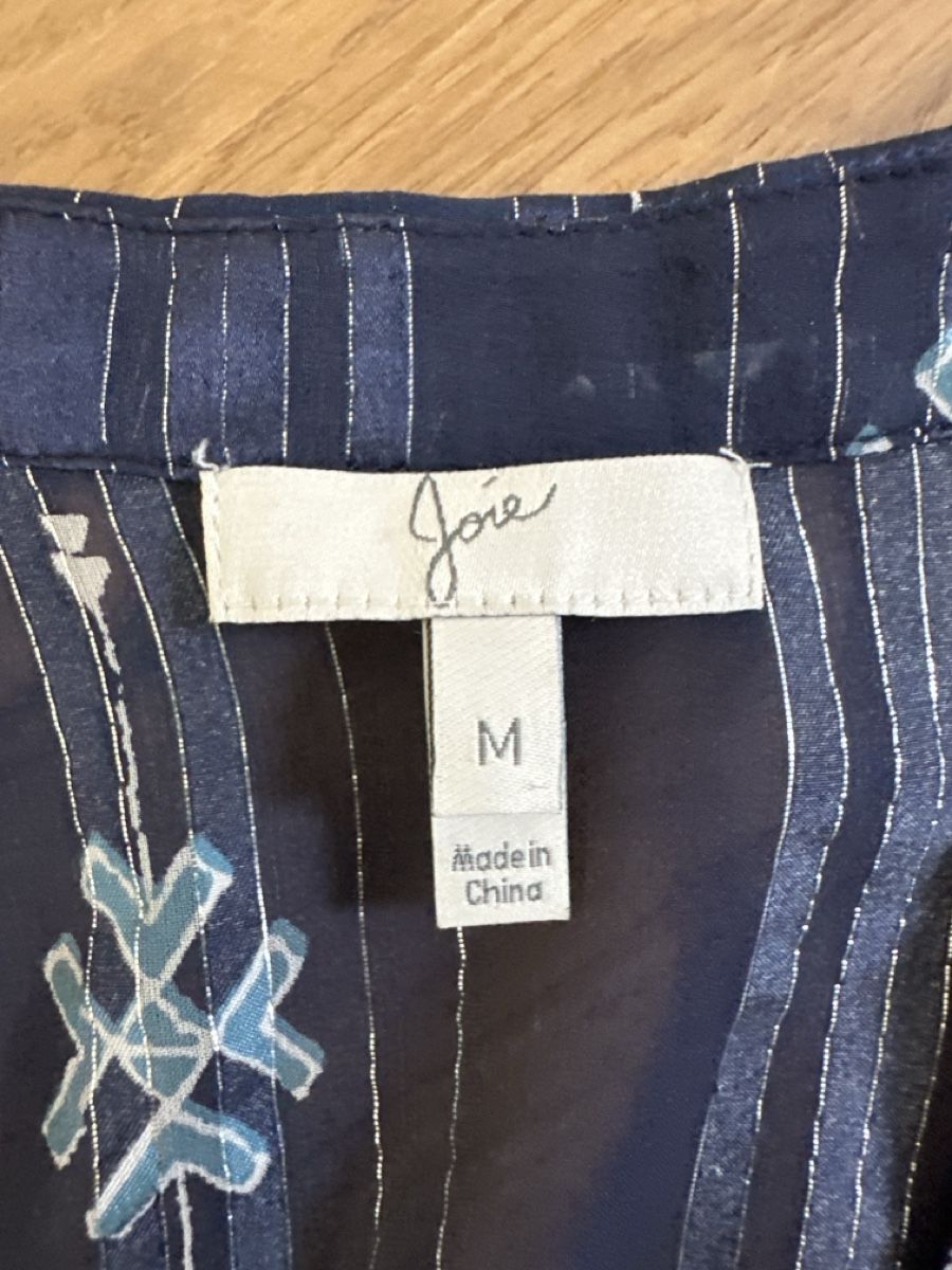 Joie Camicette: Chemise Joie bleue imprimée taille S-M – Nuovo (secondo la descrizione) da Commugny venduto da rus_my8v 2