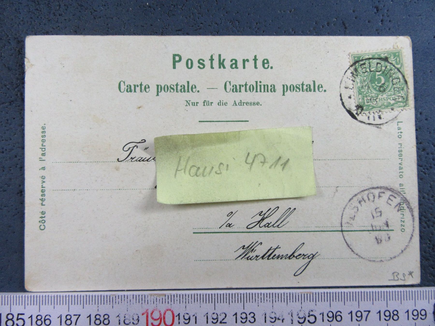 Cartoline postali: BASEL 3BILD-LITHO AK-BS KL.HICK BUG GEL.DR – Usato da Ettingen venduto da Hausi4711 2