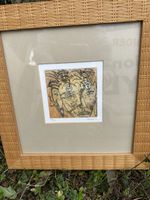 Gravure originale encadrée, artiste suisse