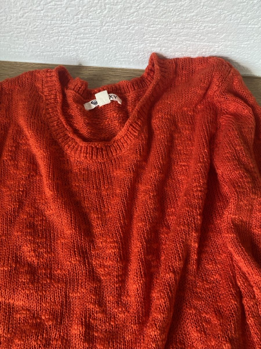 Roxy Pullover & Sweatshirts: Pull Roxy orange en maille, taille S, en bon état général – Gebraucht aus Saillon von Libellule7 1