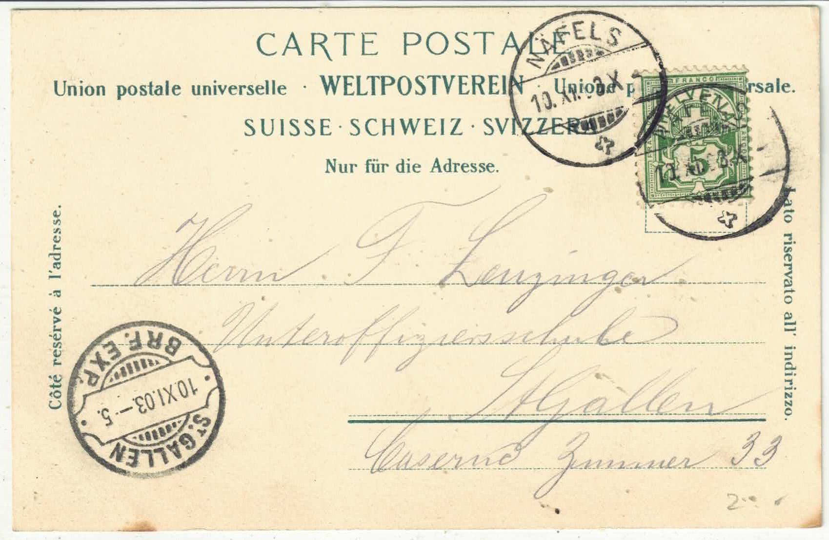 Cartoline postali: Obbort und der Tödi – Usato da Ettingen venduto da Kartenplanet 1