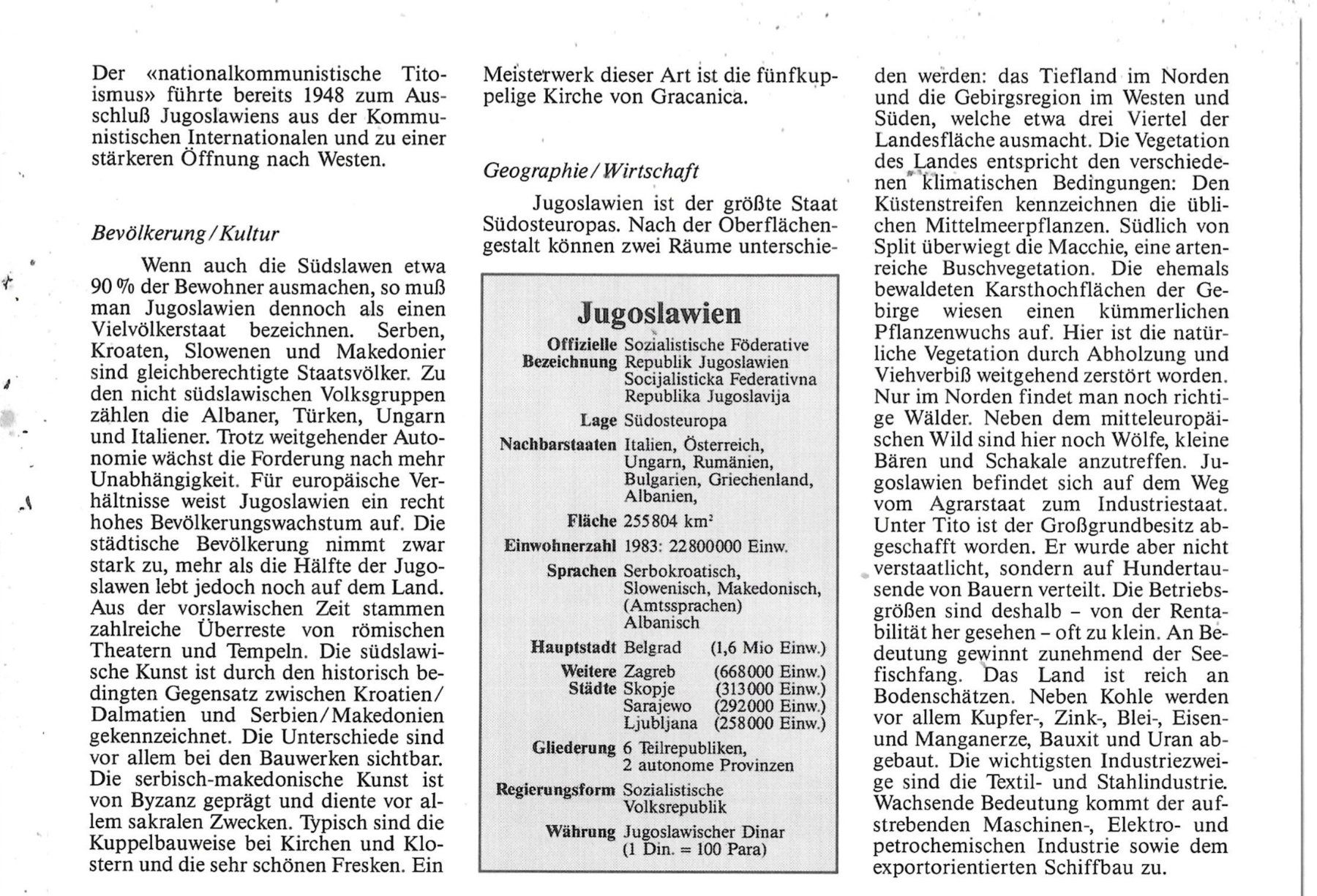 Tutti le monete: Münzbrief Jugoslawien 1984 – Usato da Schocherswil venduto da prinzipal60 3