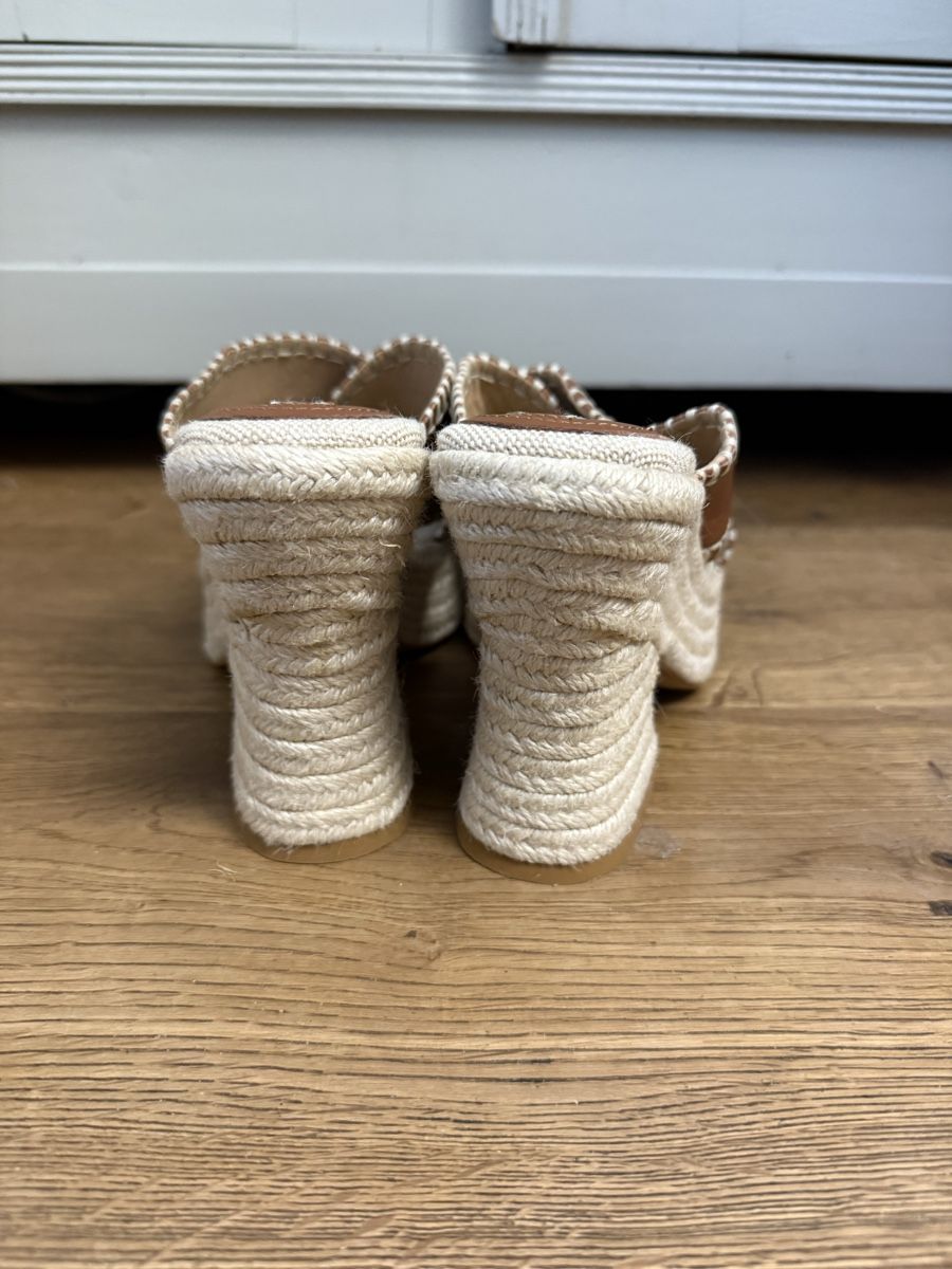 H&M Damenschuhe: H&M Leder Espadrilles mit Keilabsatz braun Grösse 37 – Neu (gemäss Beschreibung) aus Hittnau von Sugar-Apple 5
