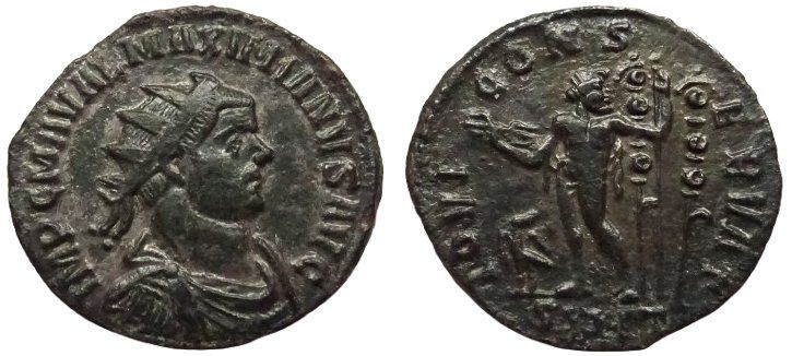 Tutti le monete: MAXIMIANUS Antoninianus, first reign, (290 AD) – Usato da La Sarraz venduto da classicworldcoins
