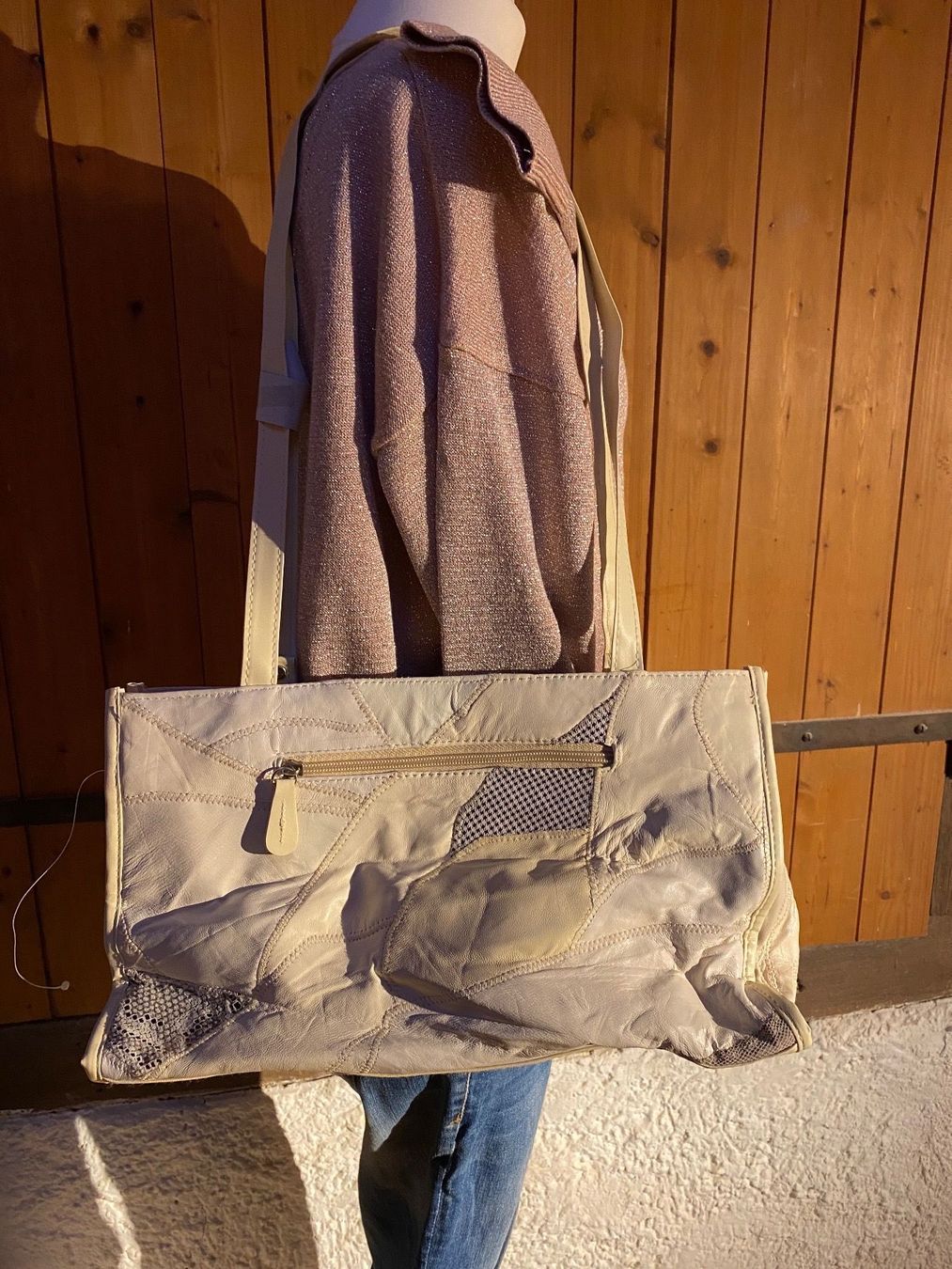 Taschen für Damen: Handtasche/Shopper „Stephano“ Patchoptik – Neu und originalverpackt aus Effingen von Daizyy 4