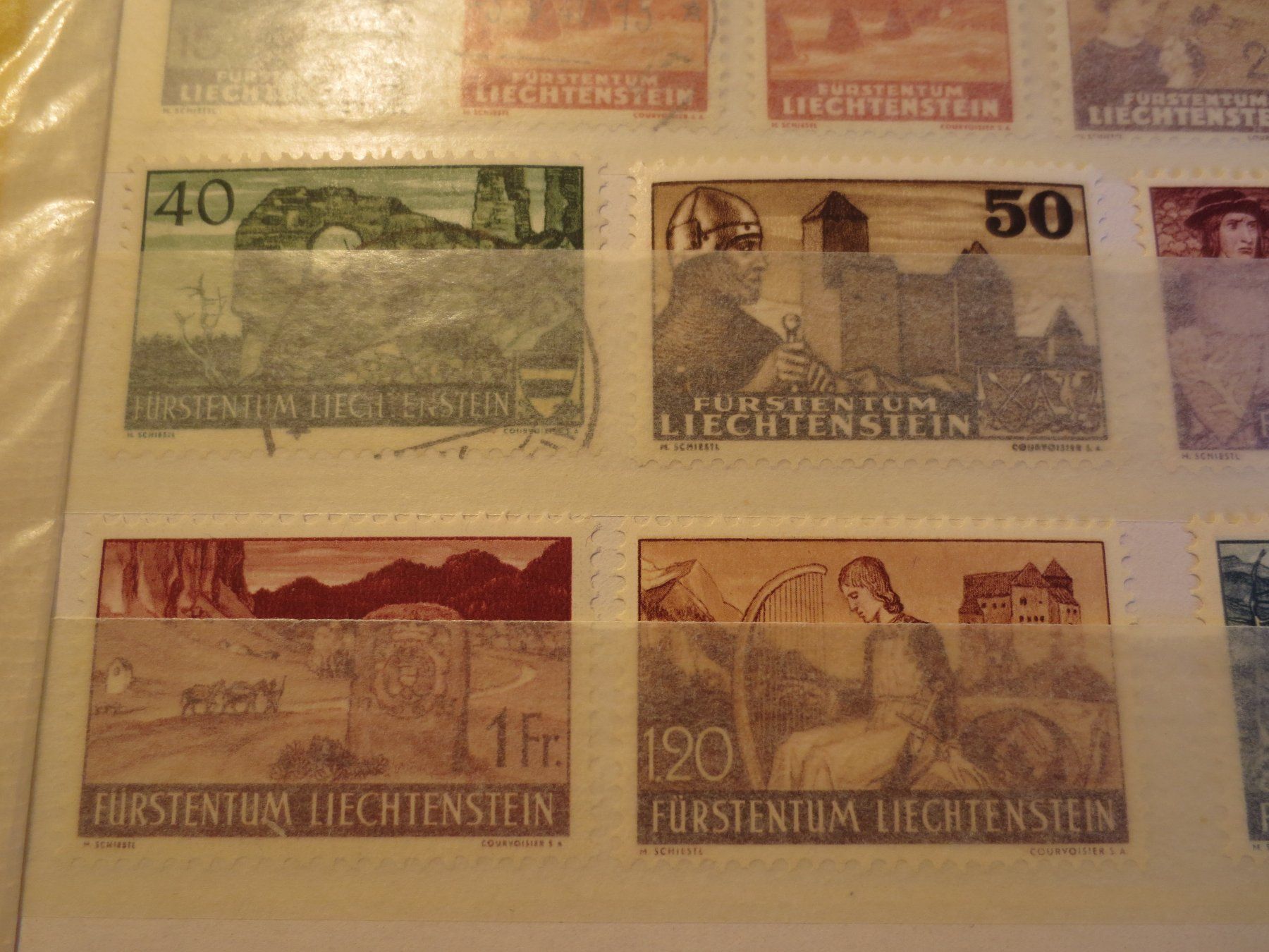 Tutti i francobolli: FL - Lot 1937 / 38. KW= Fr. 320.- #10/2 – Usato da Schöftland venduto da Topdeal4 3