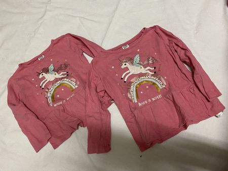 Langarmshirts im Doppelpack in Grösse 92