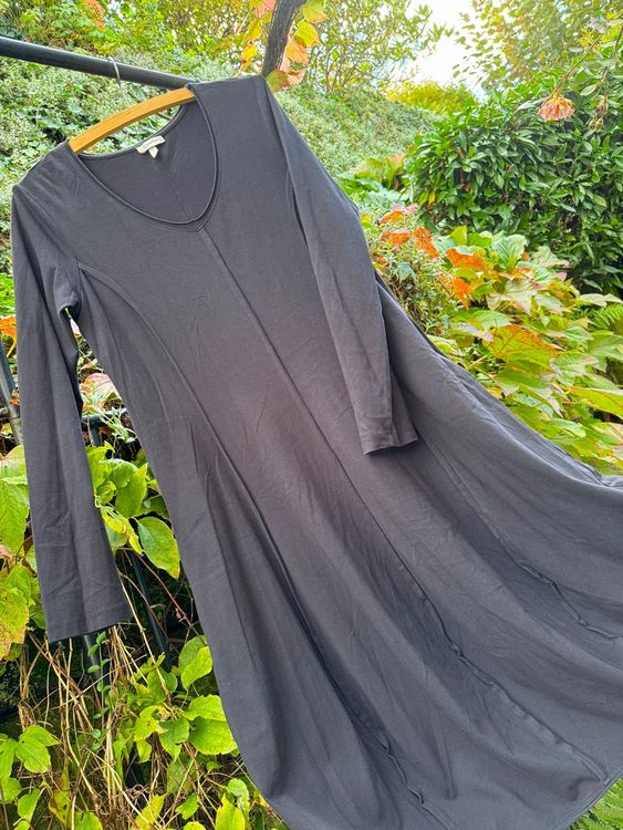 Mädchen Tulpen-Kleid In Schwarz-Rot – Mit Dekorativen Flügeln Und Satinband, Elastisches Oberteil