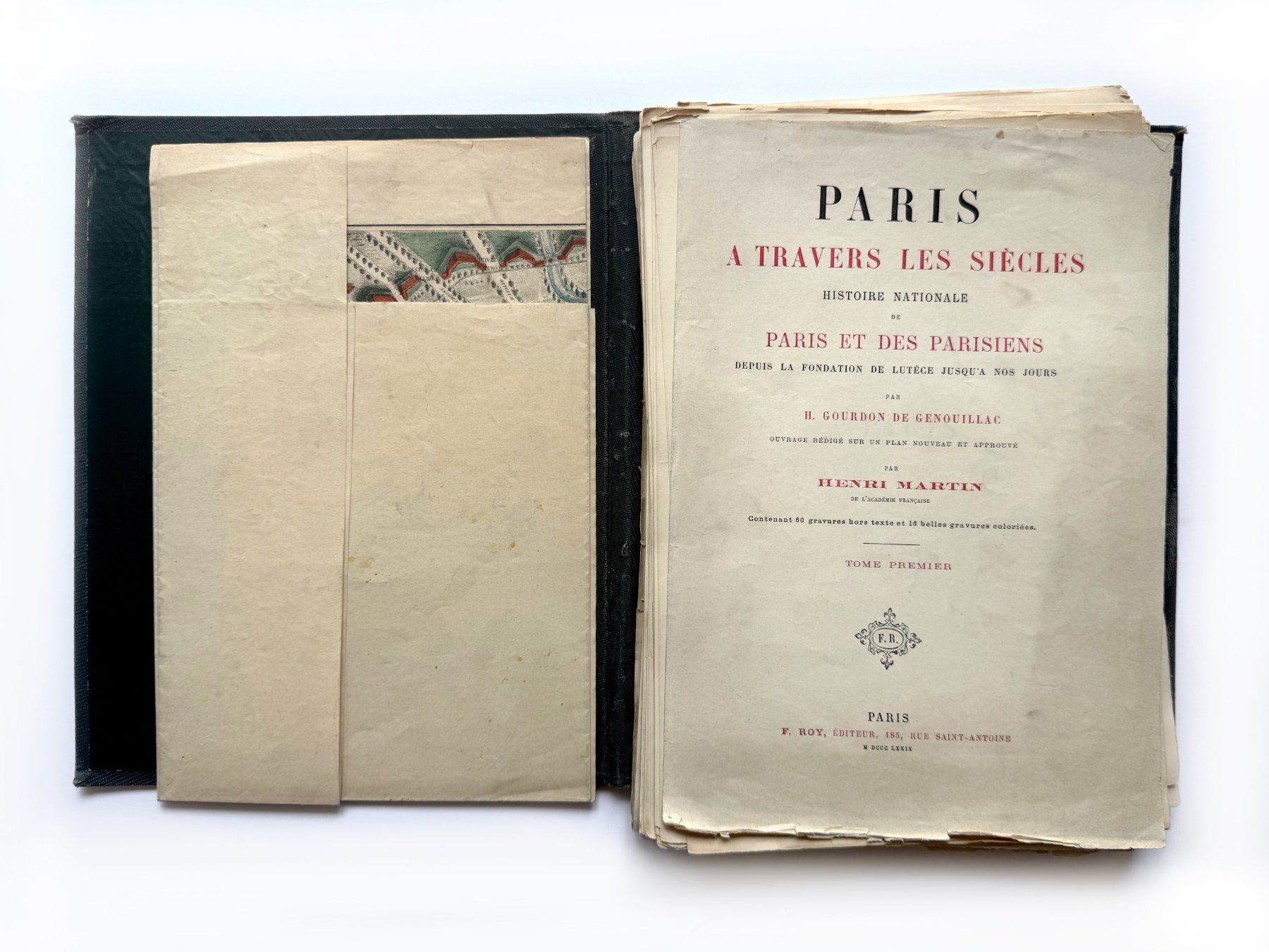 Libri: Paris à travers les siècles. Histoire nat. de Paris. 1879. – Usato da Zürich venduto da Tulsa1968 1
