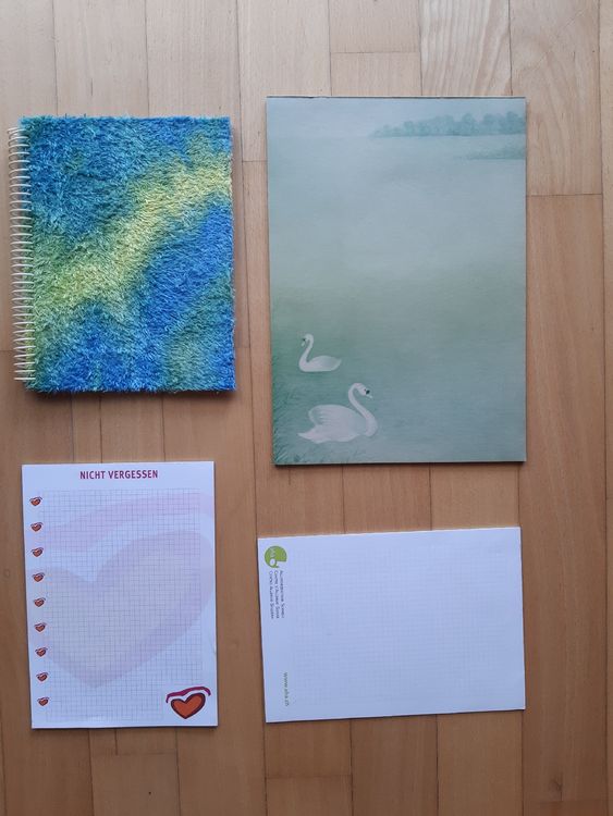 120 Blatt Briefpapier Set - 6 Vintage Designs Liniert A5 Format