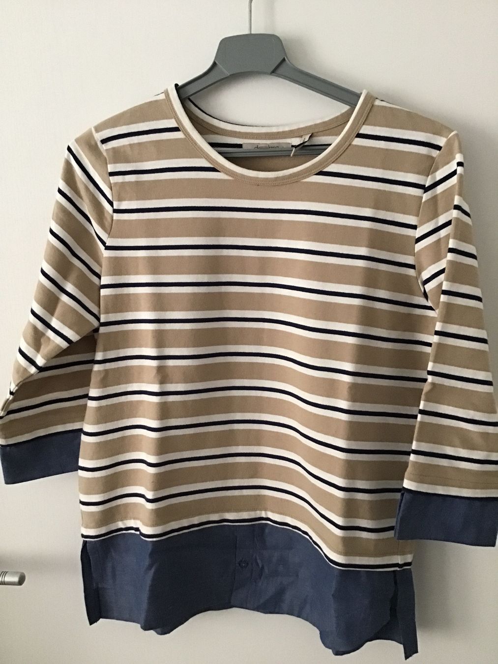 T-shirt: DANDARA SWEATSHIRT KOMBINIERT M. JEANSFARBIGER EINSATZ GR. S – Nuovo (secondo la descrizione) da Glattfelden venduto da ire_w6h2