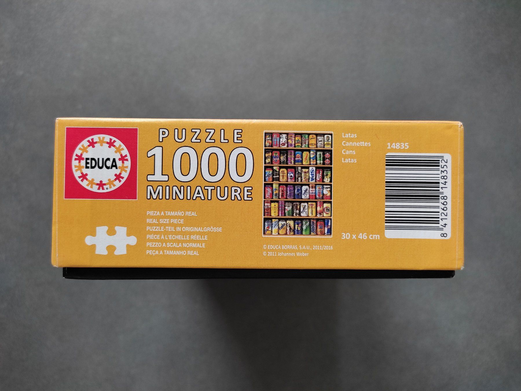 Educa Puzzle: (03) Educa Miniature, Cans, 1000 Teile – Usato da Luzern venduto da Hallo13 3