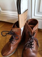 Bottes en cuir marron T.41 avec semelles TRAVELIN 
