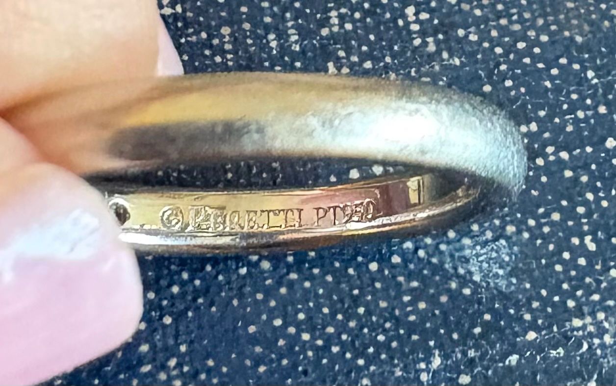 Tiffany & Co. Anelli: Tiffany Elsa Perretti Platin Ring US  Gr. 7 – Usato da Baden venduto da est_92cz 2