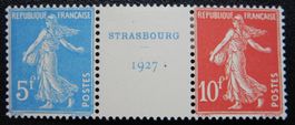 Frankreich Kat. 218-219 **/* 1927 Kat. 450 Euro