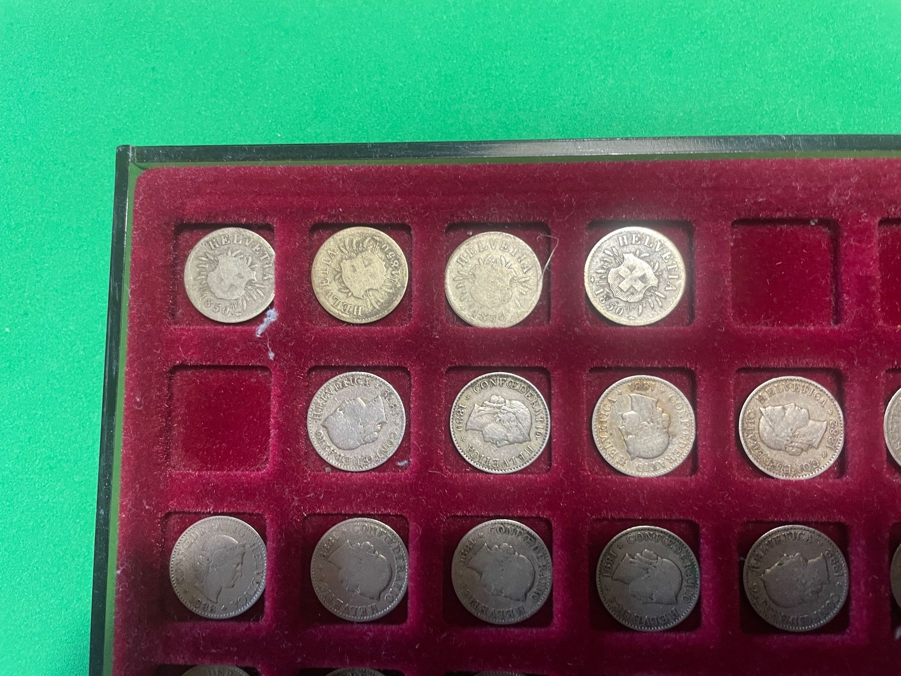 Alle Münzen: Lot 5 Rappen circa 1850 – Gebraucht aus Les Bayards von Kreuch 1