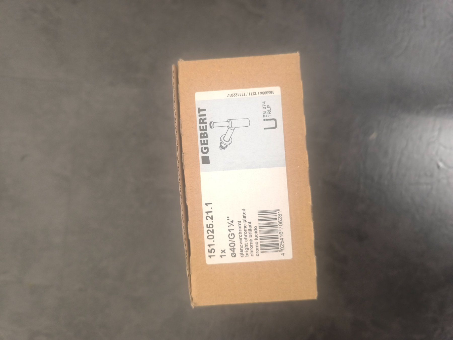 Geberit Mobili per bagno: Geberit Siphon glanzverchromt – Nuovo e nell'imballaggio originale da Wettingen venduto da Milo_5430 1