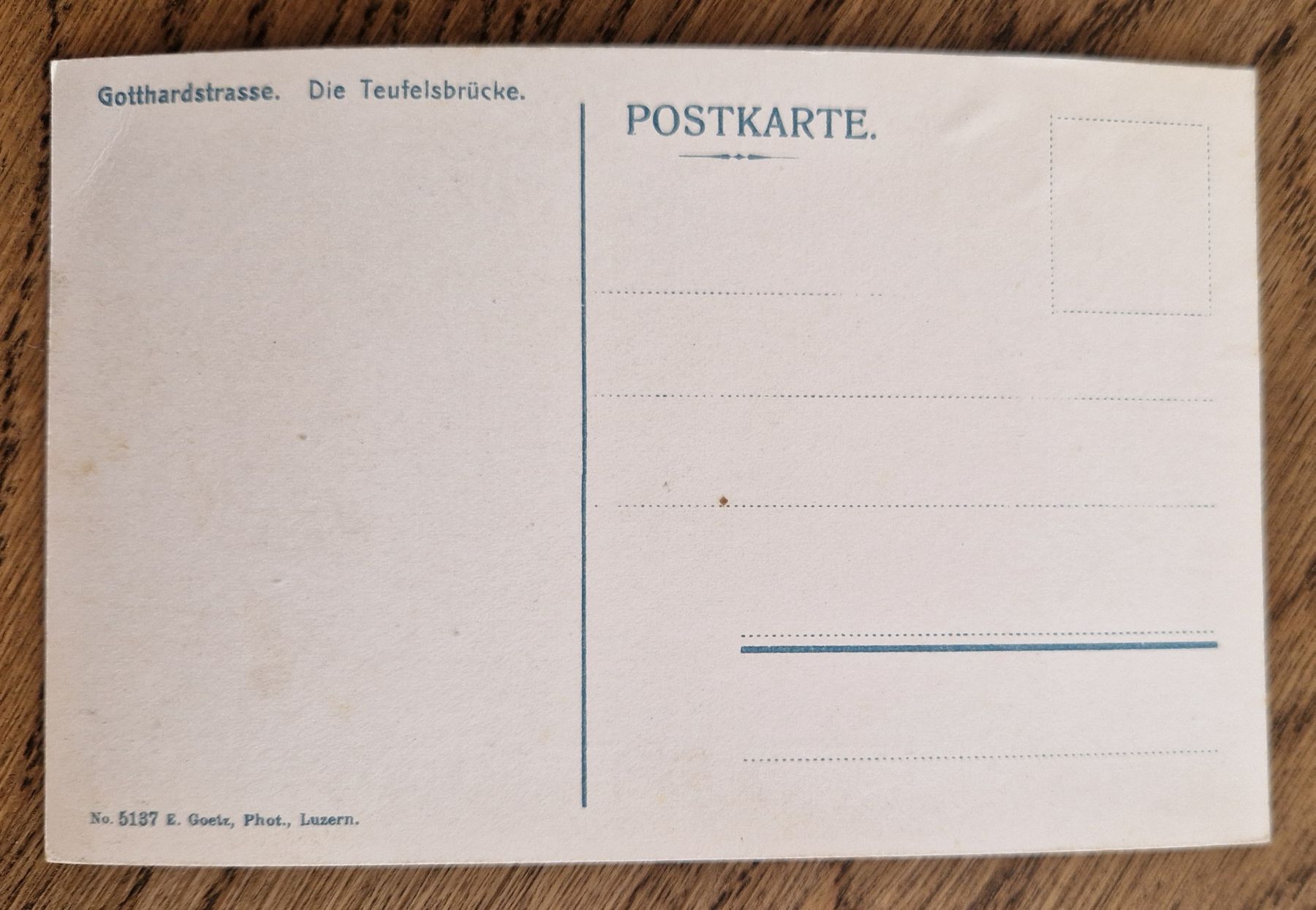 Cartes postales: Gotthardstrasse mit Teufelsbrücke – D'occasion à Ebikon par Donar50 1