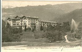 Bex - Grand Hôtel des Salines + 1908