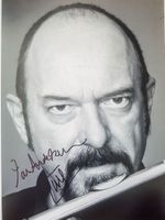 Ian Anderson - Autogramm auf Foto