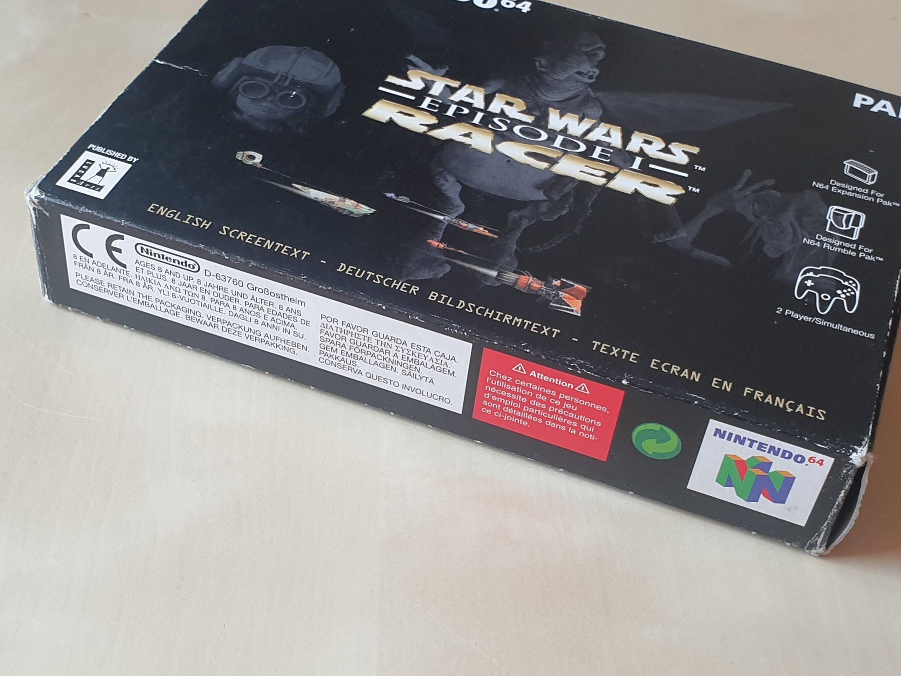 Nintendo Giochi: Star Wars Episode I Racer – Usato da Stansstad venduto da collectorsshop 3