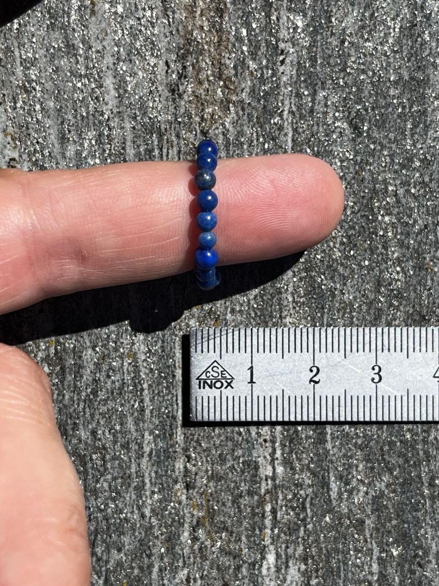 Anelli: Elastischer Fingerring aus Lapislazuli – Usato da Uettligen venduto da aeraes 2