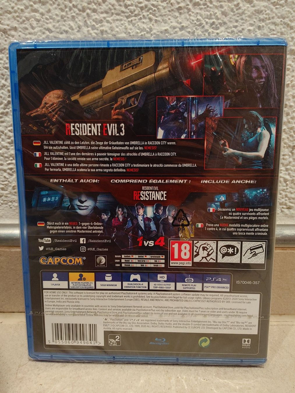 Sony Jeux: Resident Evil 3 (PS4) – Neuf avec emballage d'origine à Eich par uhi-21 1