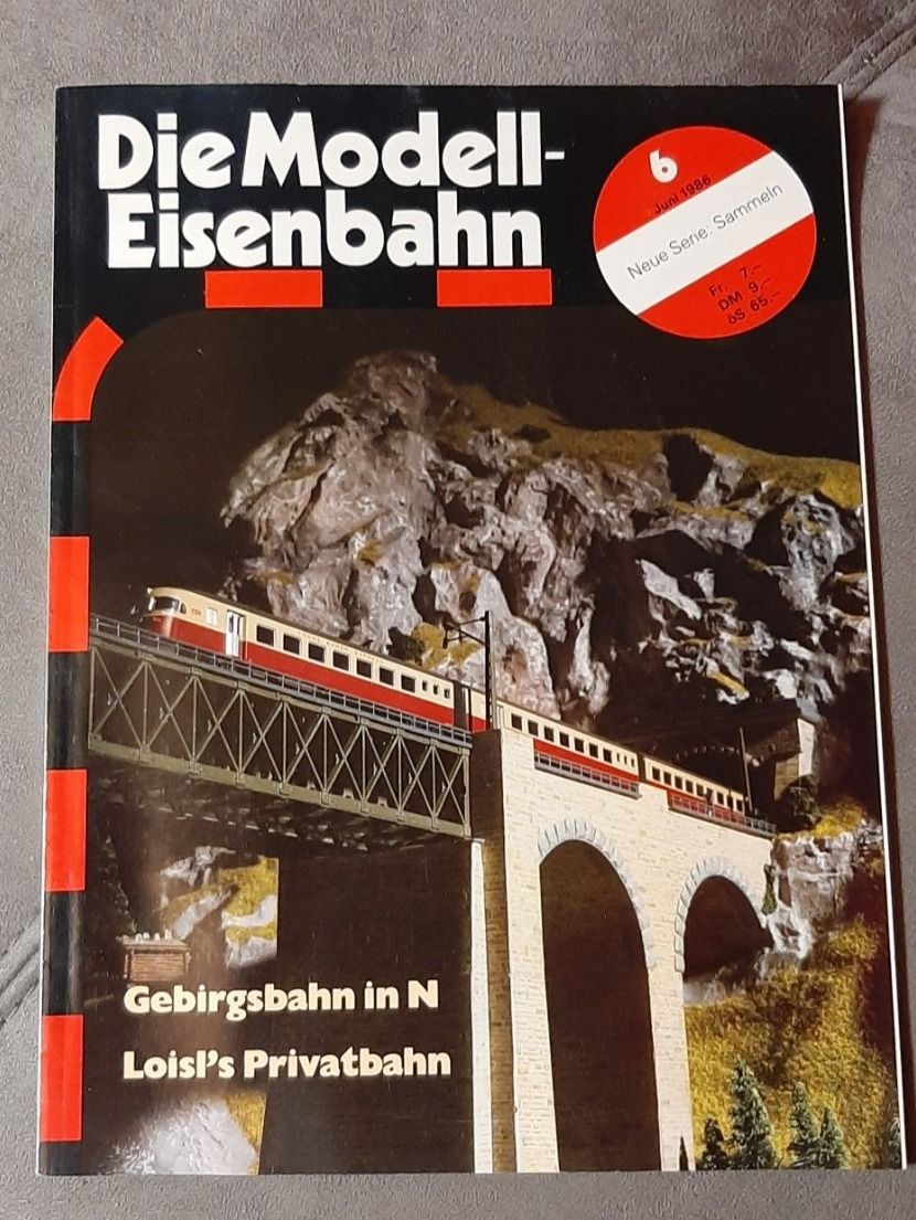 Riviste & Magazine: Zeitschrift, Die Modell Eisenbahn 1986 – Usato da Lohn-Ammannsegg venduto da schwerti53
