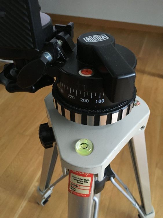 Linhof Stativ Rekord Flex Tripod, Bilora Stativkopf m. Griff (Gebraucht ...