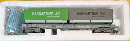 H0/DC Roco 46369 Hupac Taschenwagen Hangartner Neu in OVP