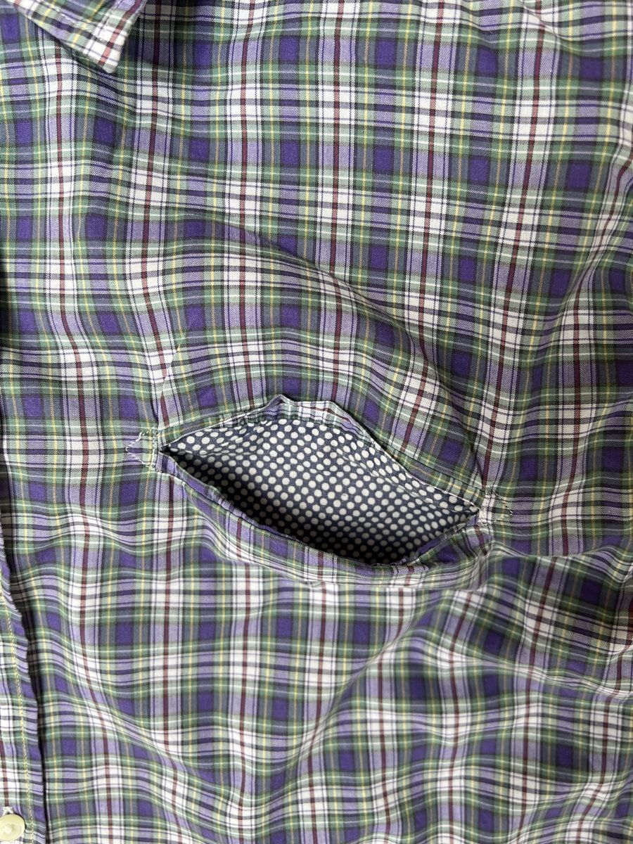 Camicie: Men Shirt blue plaid size L used condition – Usato da Prilly venduto da SinngeBung 6