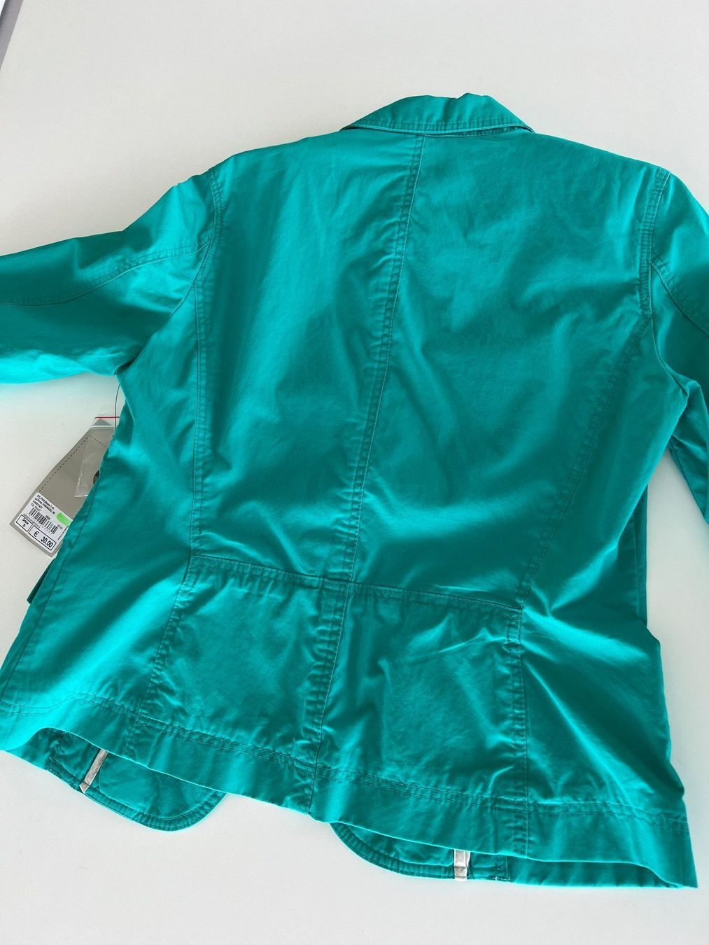 Giacche: Grüne Blazer aus Baumwolle – Nuovo e nell'imballaggio originale da Horgen venduto da Esterina 5