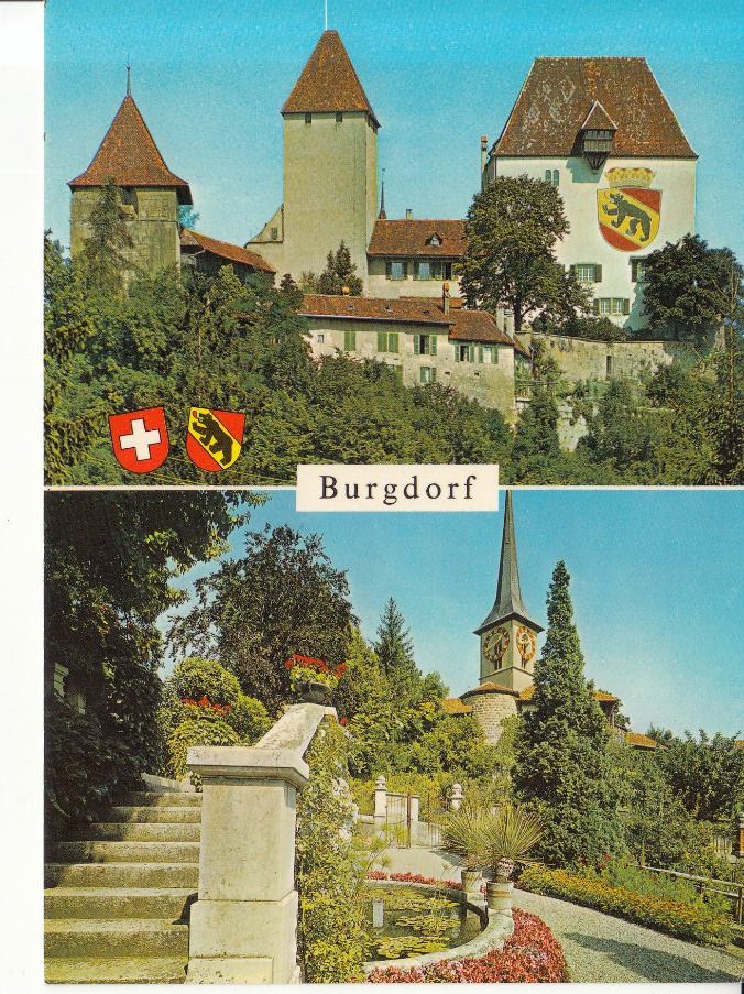 Cartoline postali: Burgdorf ca. 1970 – Usato da Bürglen TG venduto da StampGraf