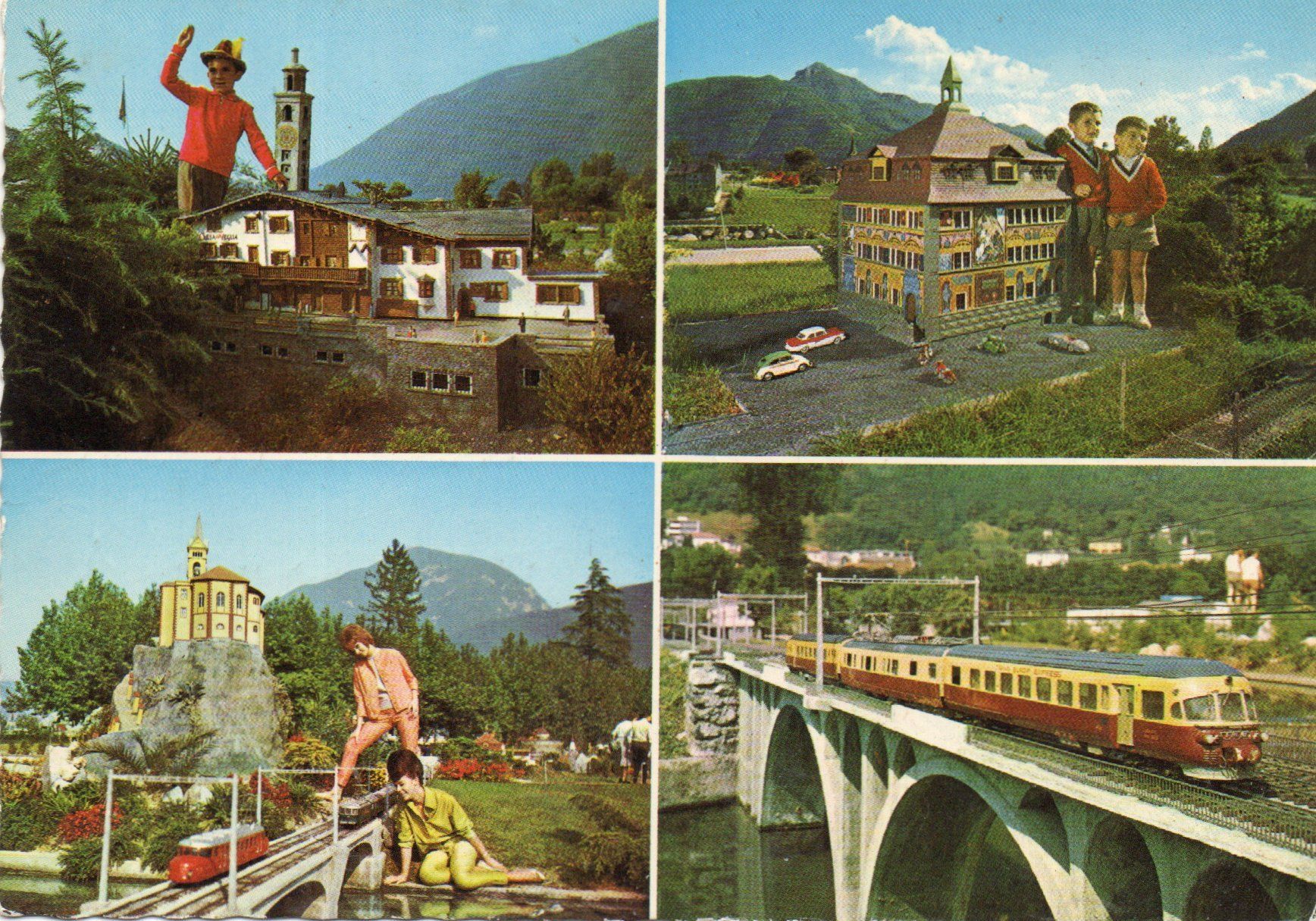 Cartoline postali: Melide - Swissminiatur – Usato da Melano venduto da pisonsdro