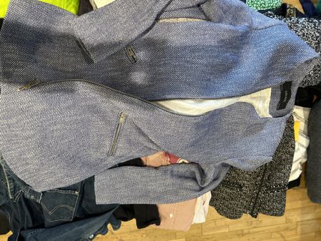 Stylish Women's Blue Blazer, Small Size