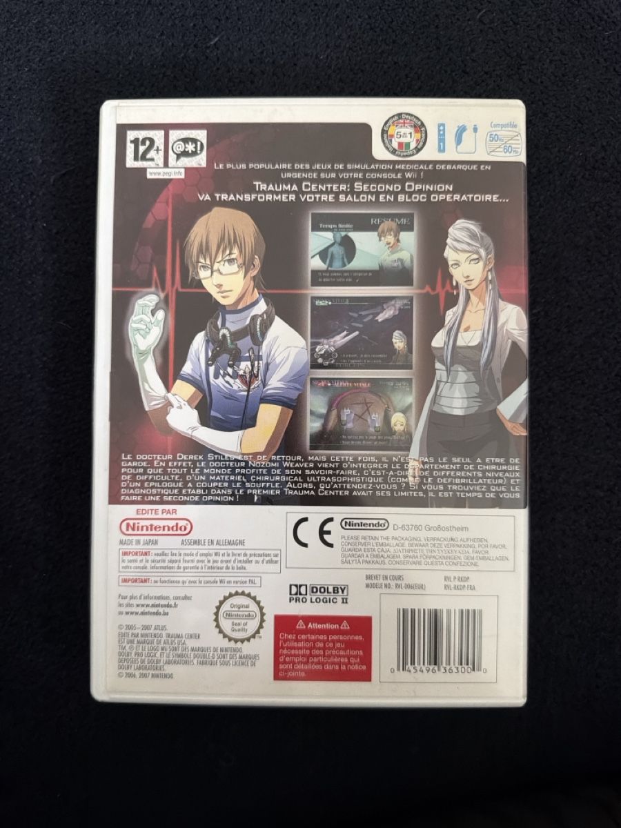 Nintendo Giochi: Wii TRAUMA CENTER – Usato da Hitzkirch venduto da puma218 1