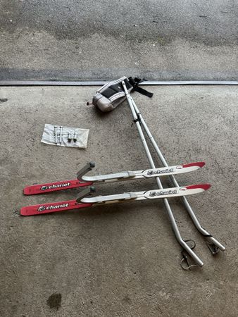 Chariot / Thule ski set included additional axles & spacers!