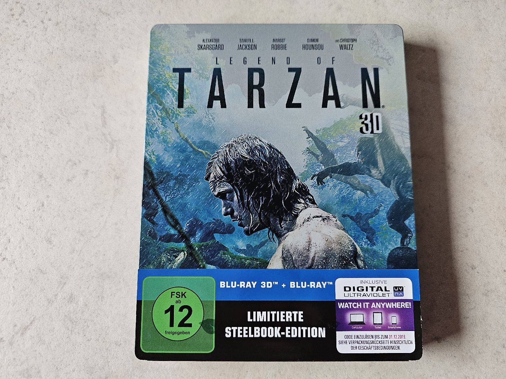 Alle DVDs: Tarzan  /  Limitierte Steelbook 3D Bluray Edition – Gebraucht aus Schneisingen von backstore24