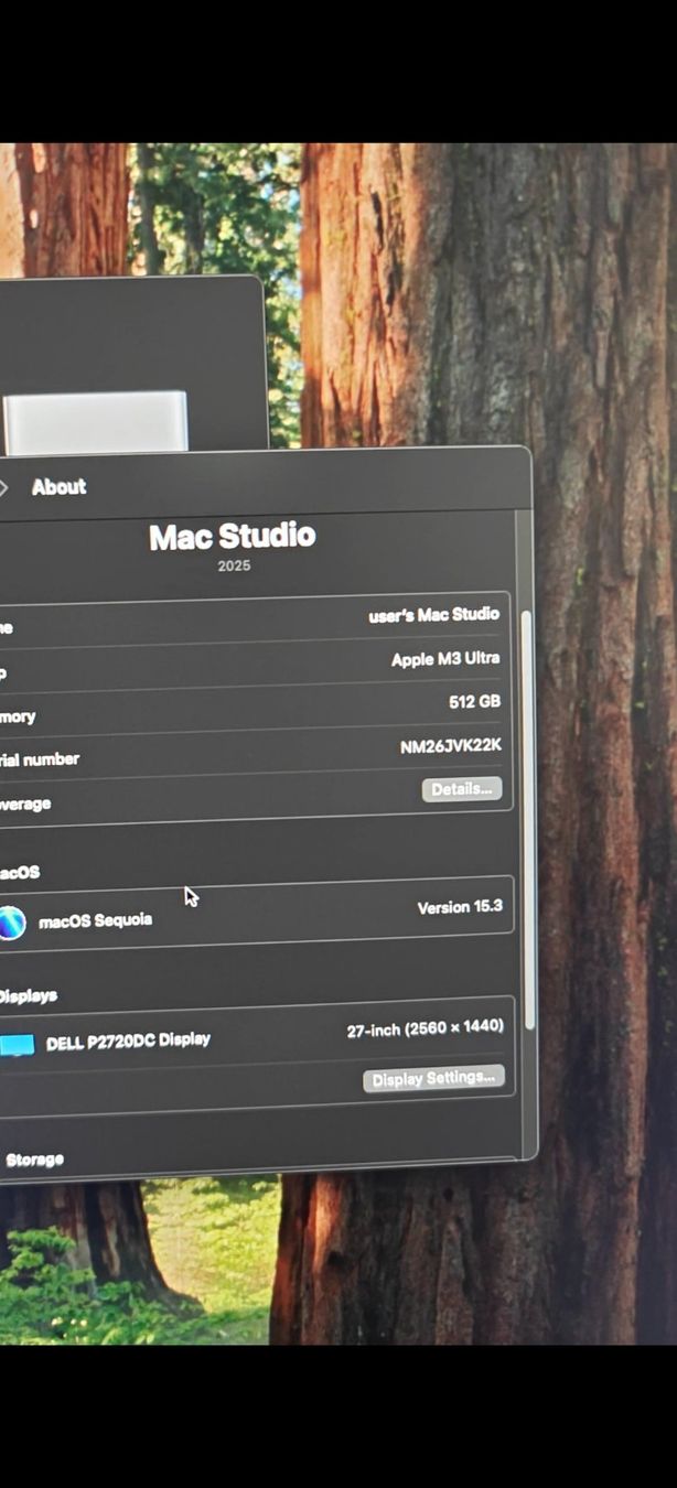 Apple PC: Apple Mac Studio M3 Ultra 512GB RAM / 2TB SSD – Nuovo (secondo la descrizione) da Zürich venduto da naylon 3