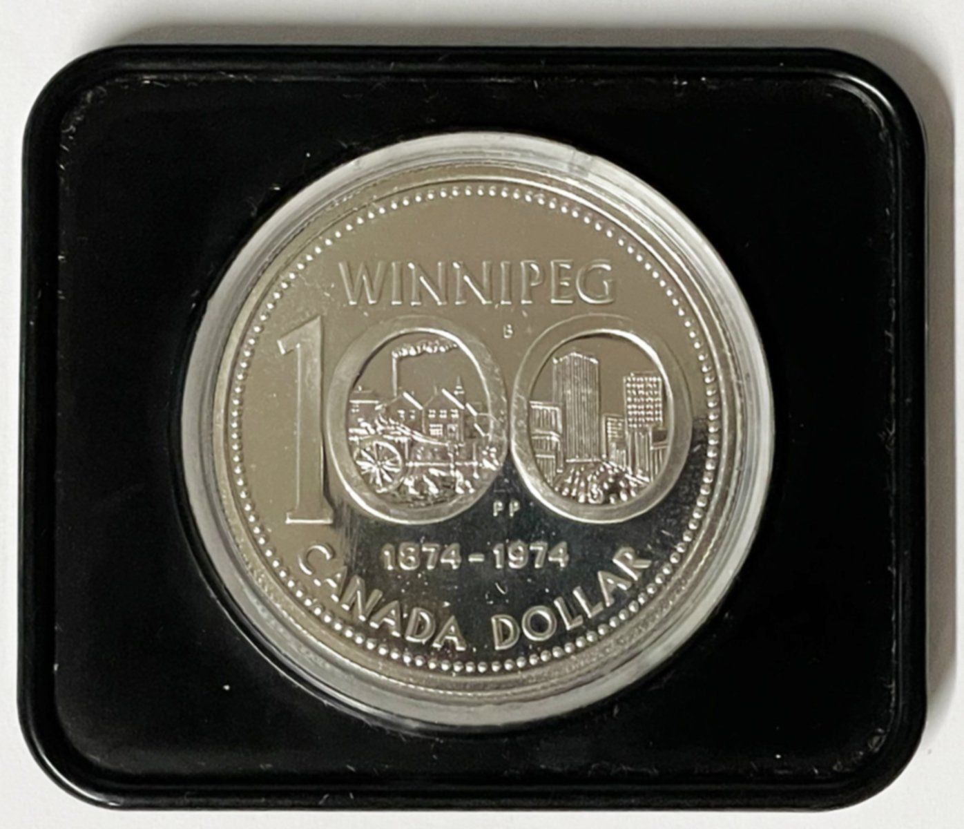 Toutes les monnaies: CANADA / DOLLAR / WINNIPEG 1974 – Neuf avec emballage d'origine à Martigny par Numis-World