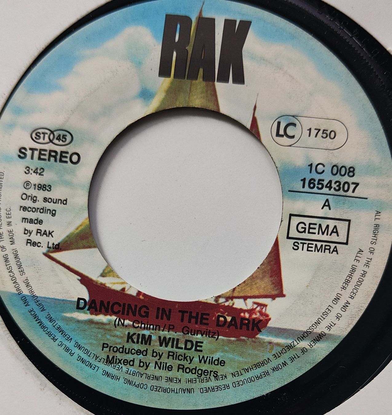 Schallplatten: Vinyl-Single Kim Wilde - Dancing In The Dark – Gebraucht aus Langenthal von Modo39