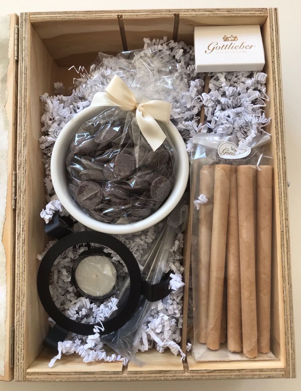 Set di piatti: Coffret cadeau - Kit - Fondue chocolat – Nuovo e nell'imballaggio originale da Biel/Bienne venduto da granitod 4