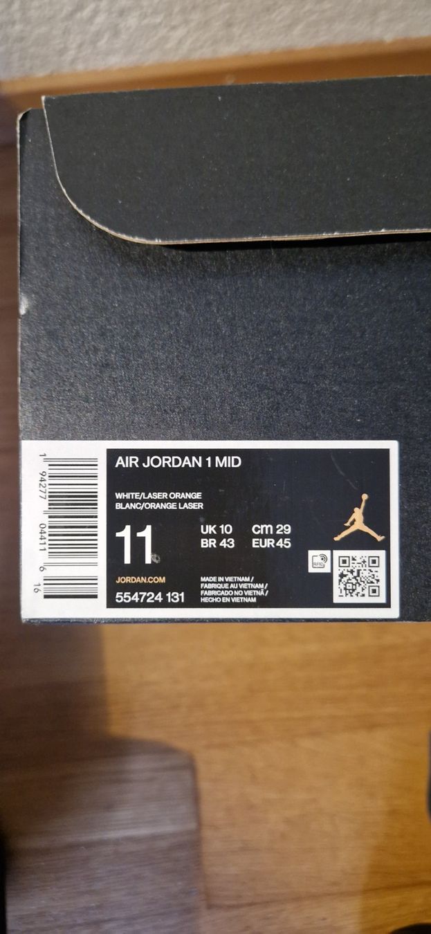 Jordan Scarpe da uomo: Jordan 1 Mid Royal / White Laser Orange – Usato da Zürich venduto da iAmmann 4
