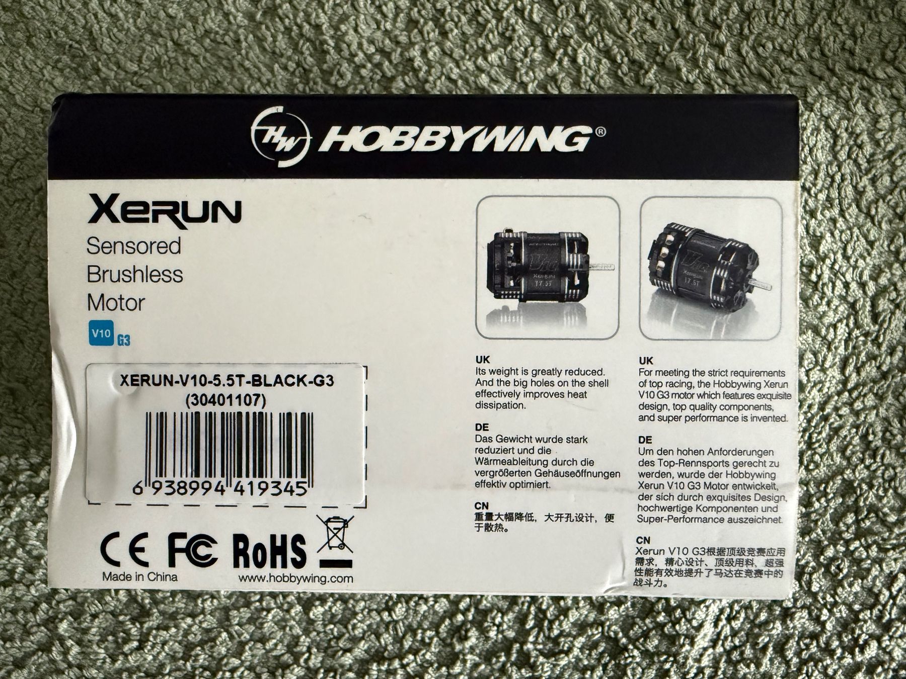 Hobbywing Modellismo RC: HOBBYWING Xerun  v10 g3  5.5T – Usato da Monte Carasso venduto da Ely67 6