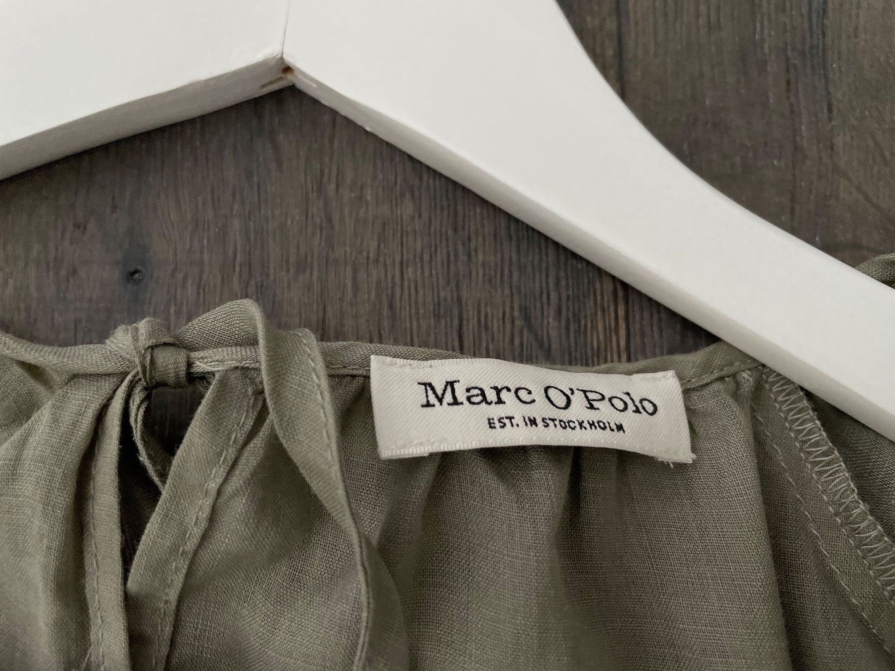 Blusen: Marco Polo Leinenbluse Grösse 36 Olive – Neu (gemäss Beschreibung) aus Speicher von Alindra 1