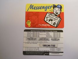 Lycatel Messenger Prepaid Telefonkarte CHF 10 + 3.-