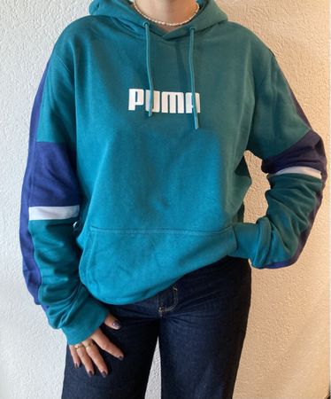 Retro Puma Hoodie, Grösse M