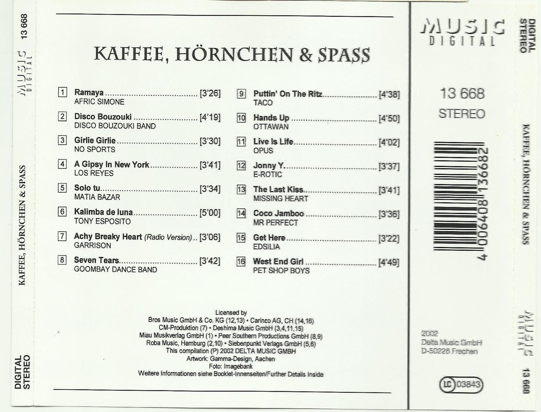 CDs: CD POP Kaffee, Hörnchen & Spass – Gebraucht aus St. Margarethen TG von ursk10 1